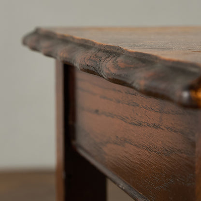 英国 クラシック オーク材 サイドテーブル