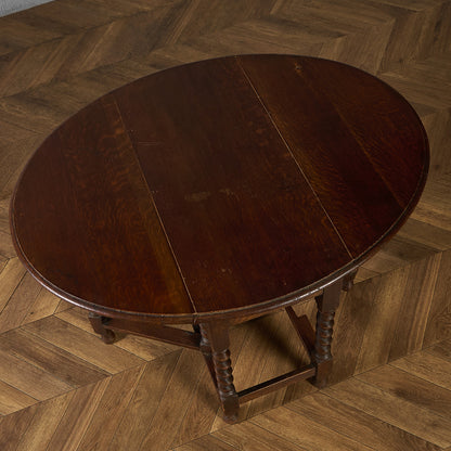 英国 クラシック ドロップリーフ ゲートレッグテーブル #91789