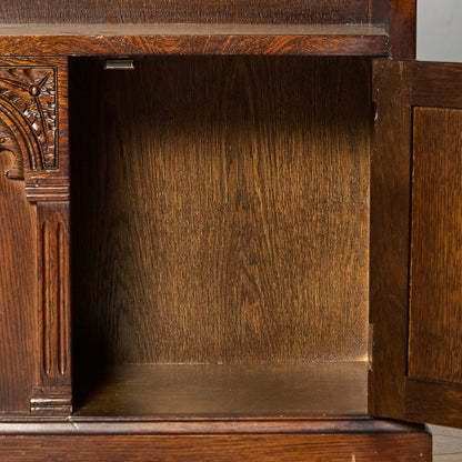 英国 クラシック オーク材 キャビネット