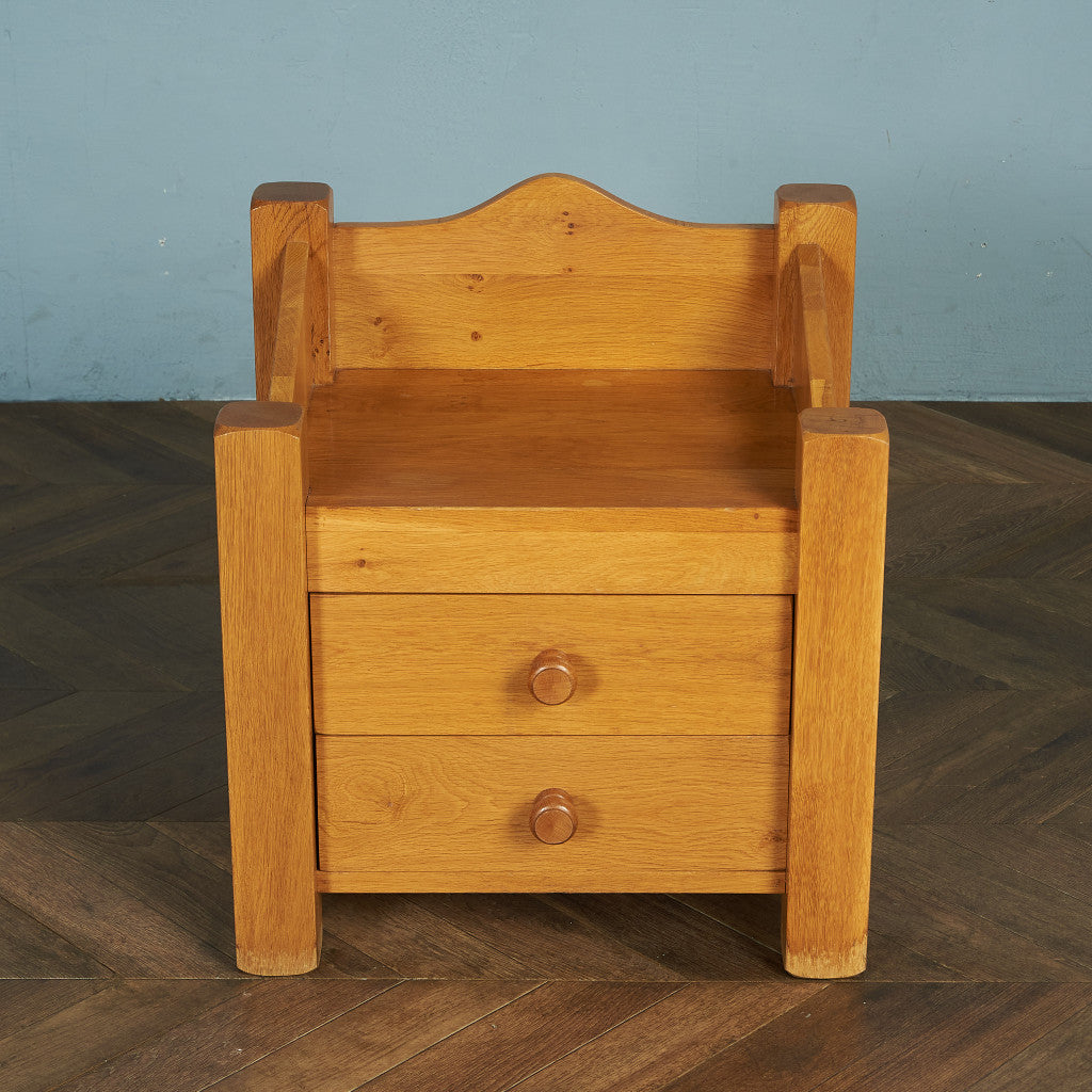 Dutch solid oak side cabinet #81786