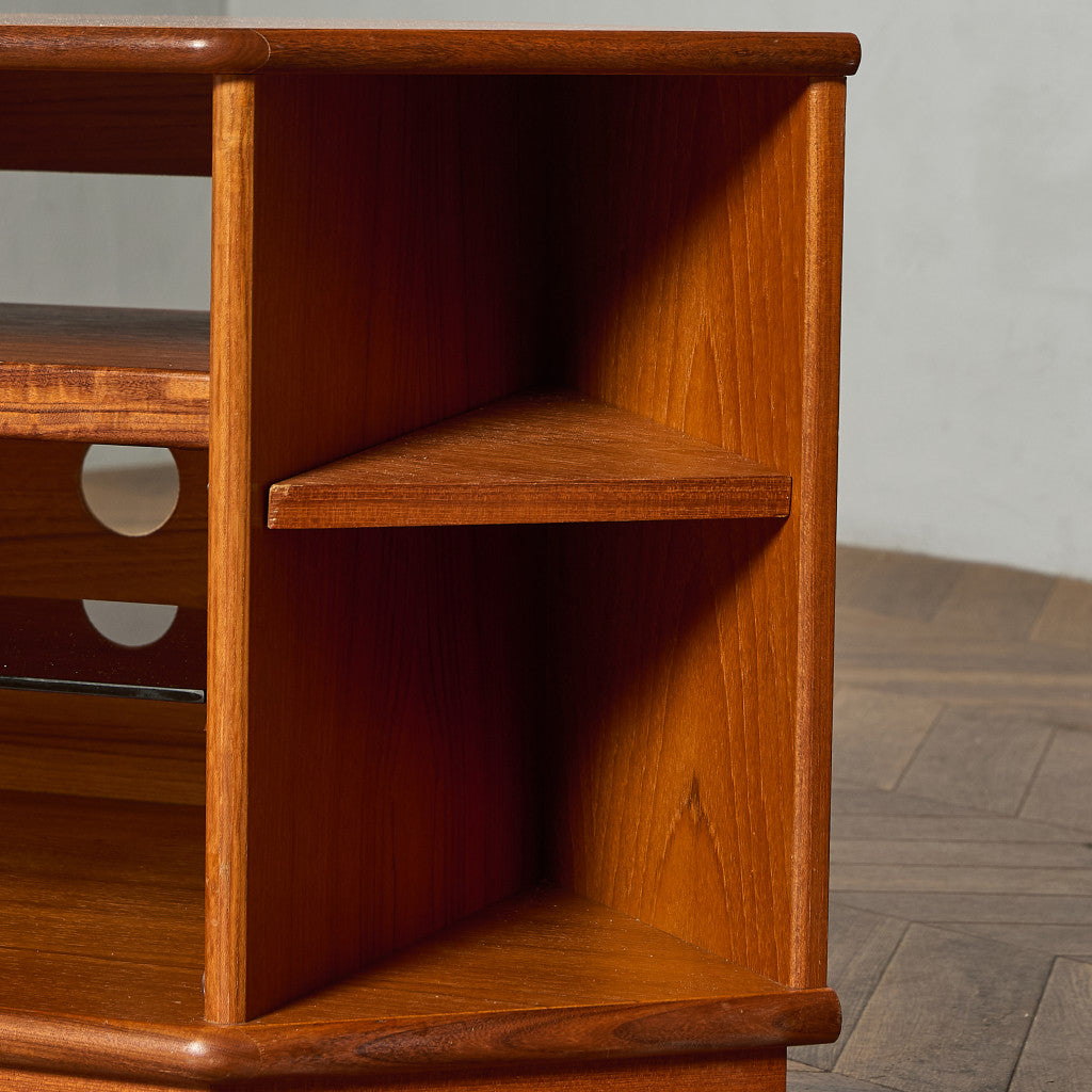 ヴィンテージ コーナー キャビネット  AVボード