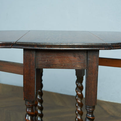 英国クラシック ドロップリーフ ゲートレッグテーブル #83843