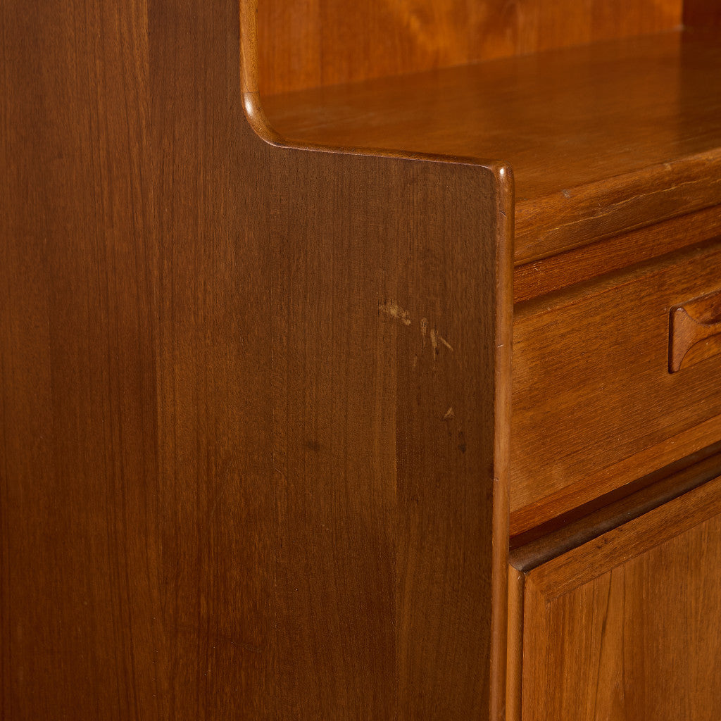 ヴィンテージ ウォールユニット ビューローブックケース