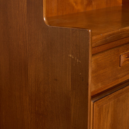 ヴィンテージ ウォールユニット ビューローブックケース