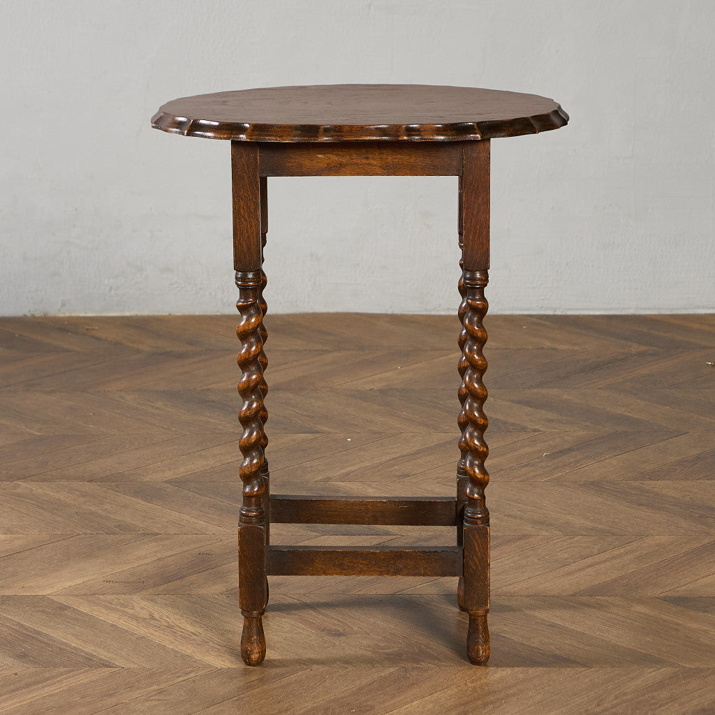 英国 クラシック バーリーシュガーツイスト サイドテーブル