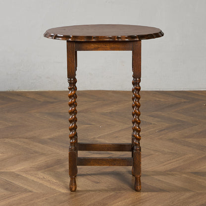 英国 クラシック バーリーシュガーツイスト サイドテーブル