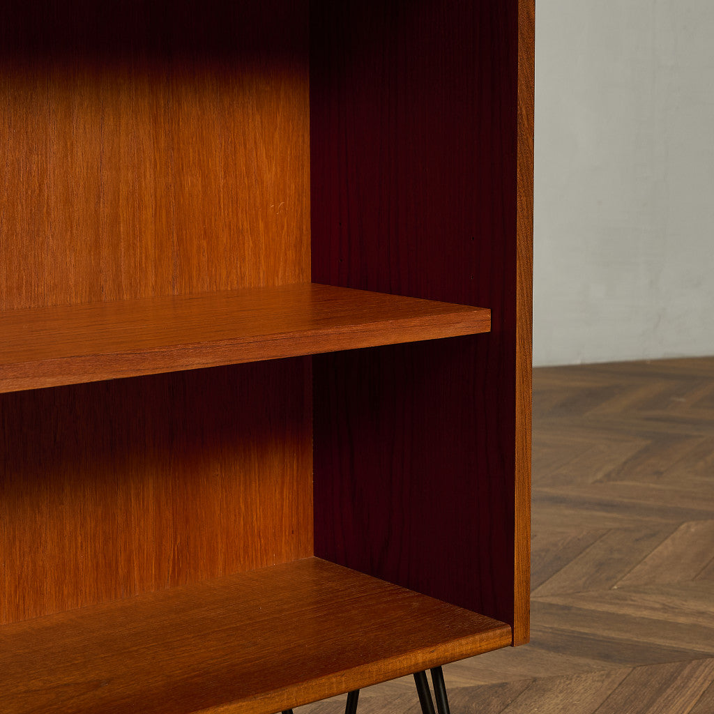 ヴィンテージ ブックシェルフ カスタム アイアンヘアピンレッグ