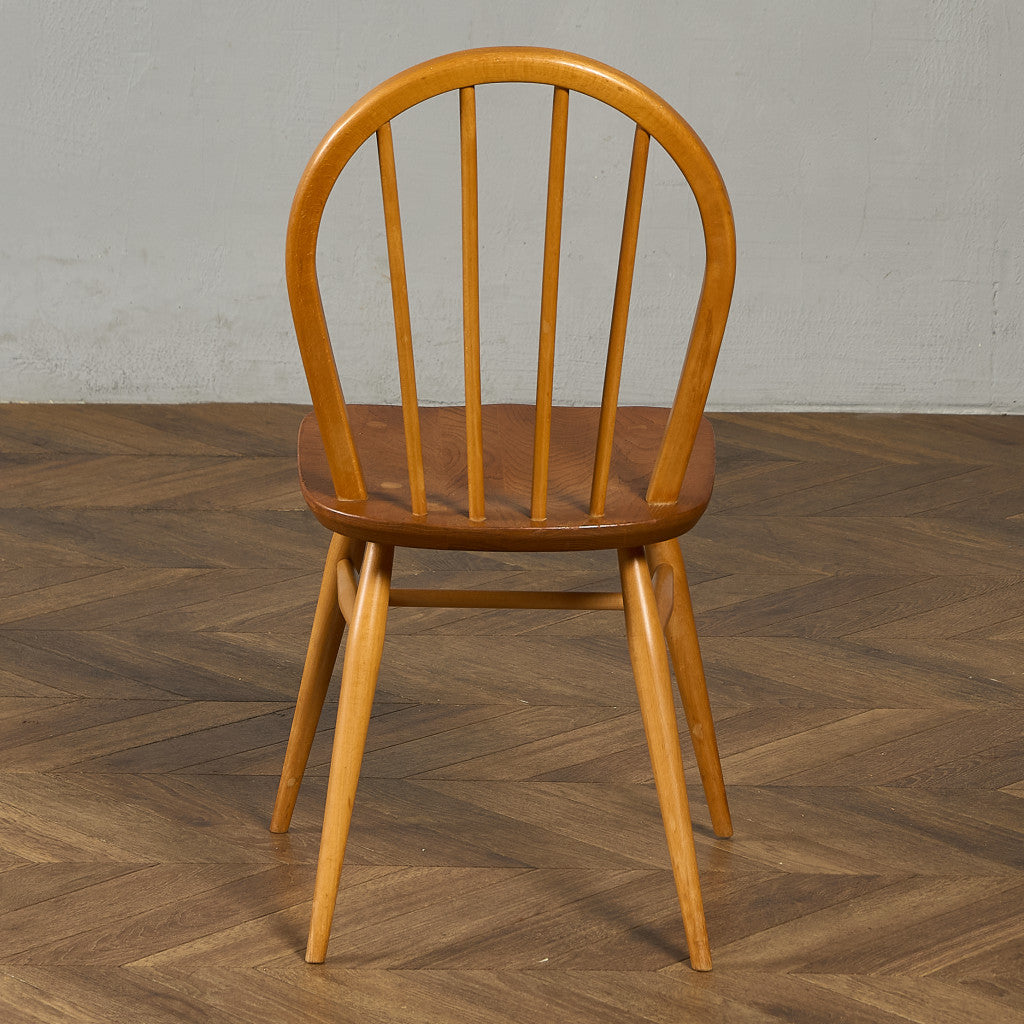 アーコール ERCOL ヴィンテージ 4本 スポーク フープバックチェア ラウンドゴールドラベル #89772