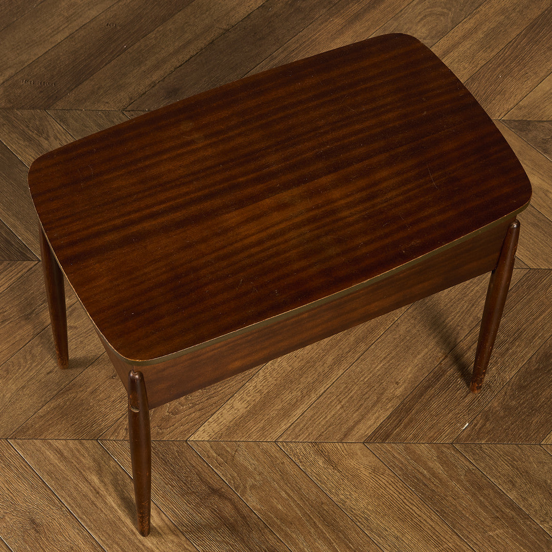 英国 ヴィンテージ ソーイングボックス サイドテーブル