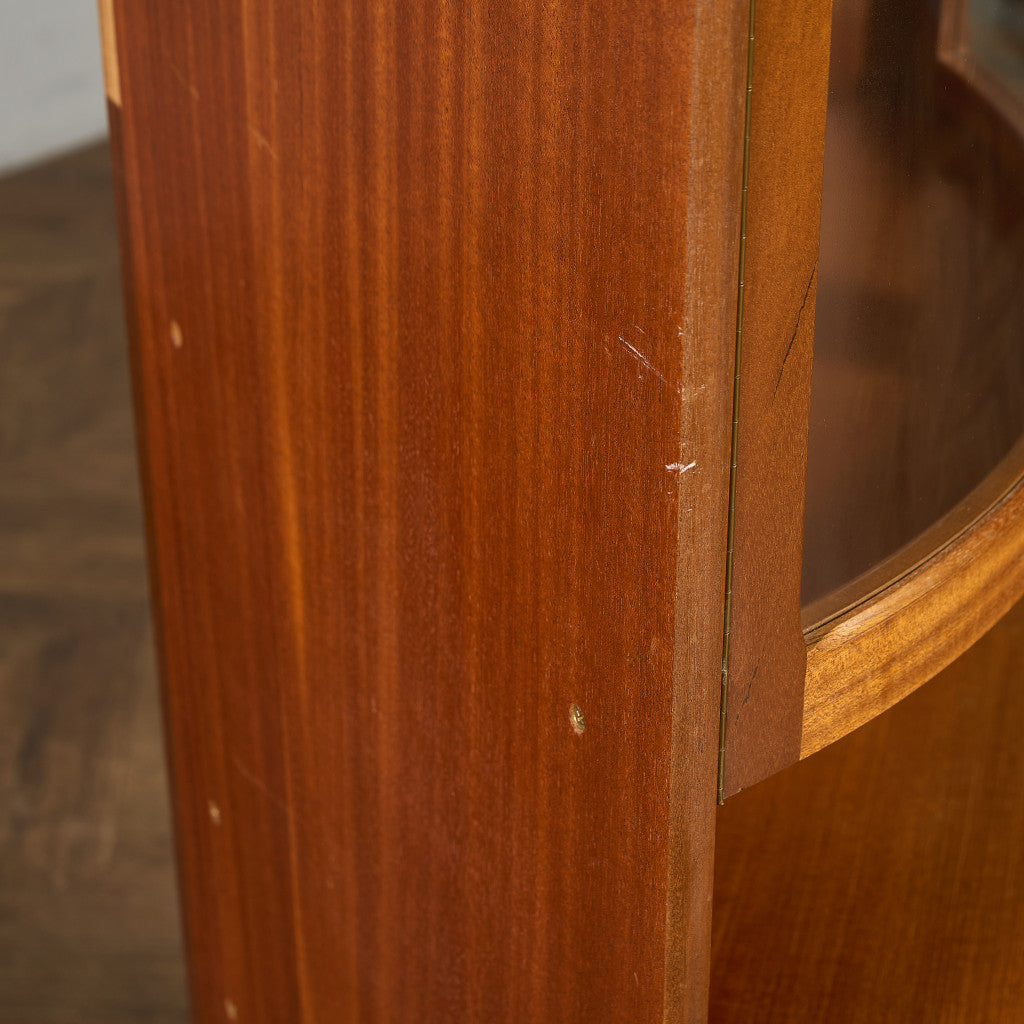 ネイサン Nathan 十字扉 ヴィンテージ トール コーナーキャビネット #95517