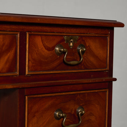 英国 クラシック 両袖 デスク