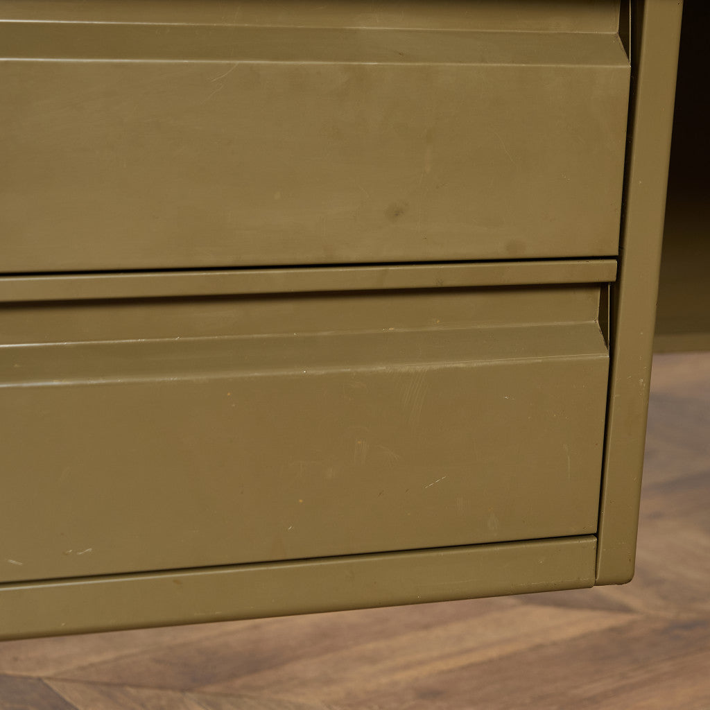 ベルギー ヴィンテージ 片袖 デスク