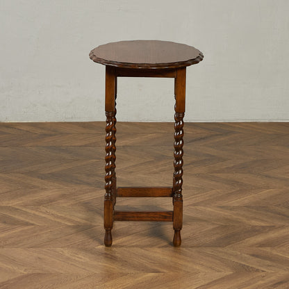 英国 クラシック バーリーシュガーツイスト サイドテーブル