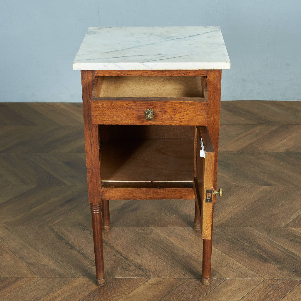 英国クラシック 大理石天板 サイドキャビネット #85394 – camori