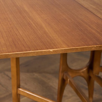 イギリス ヴィンテージ ドロップリーフ ゲートレッグテーブル