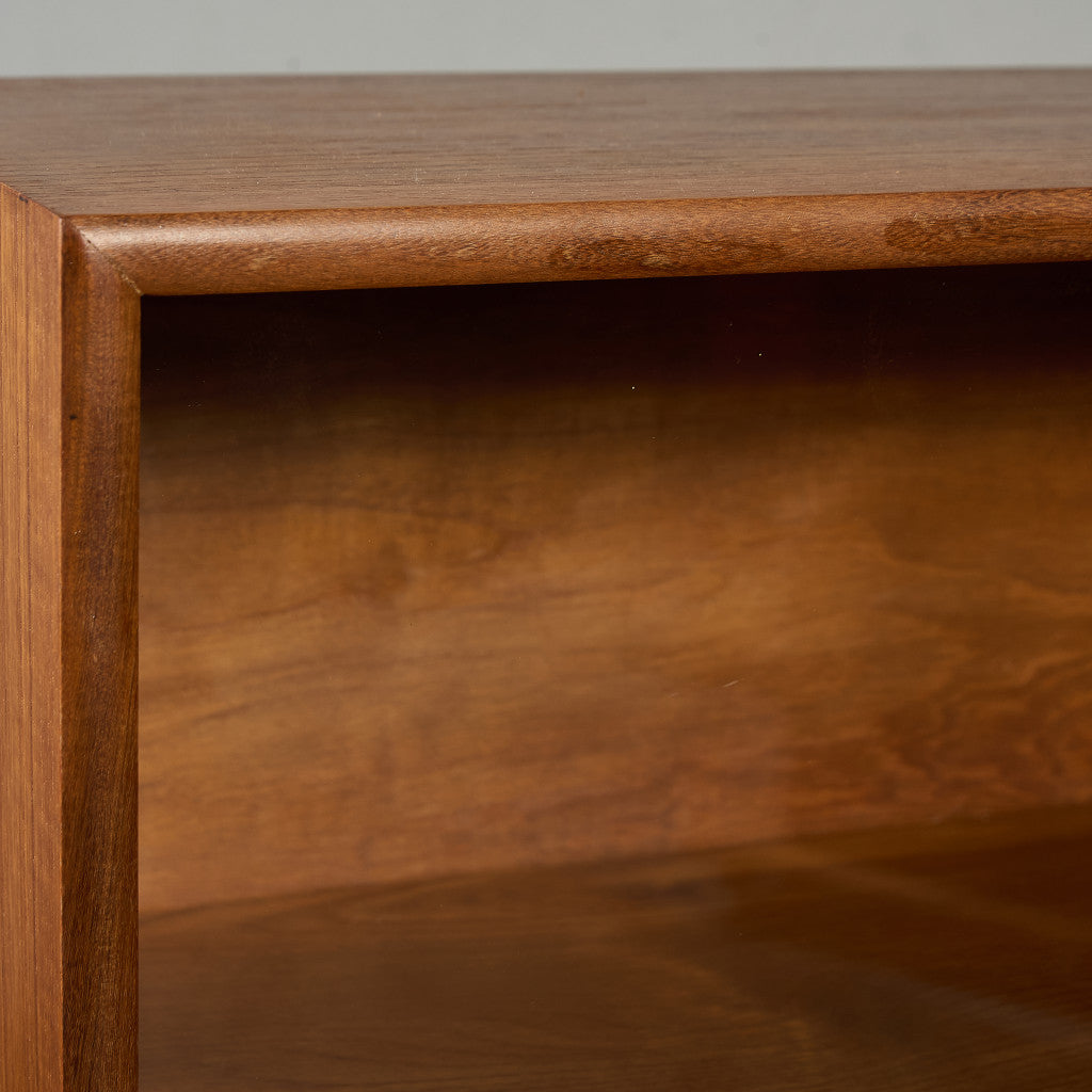 ヴィンテージ ガラス キャビネット 本棚