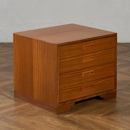 英国 ヴィンテージ 4段 サイドチェスト