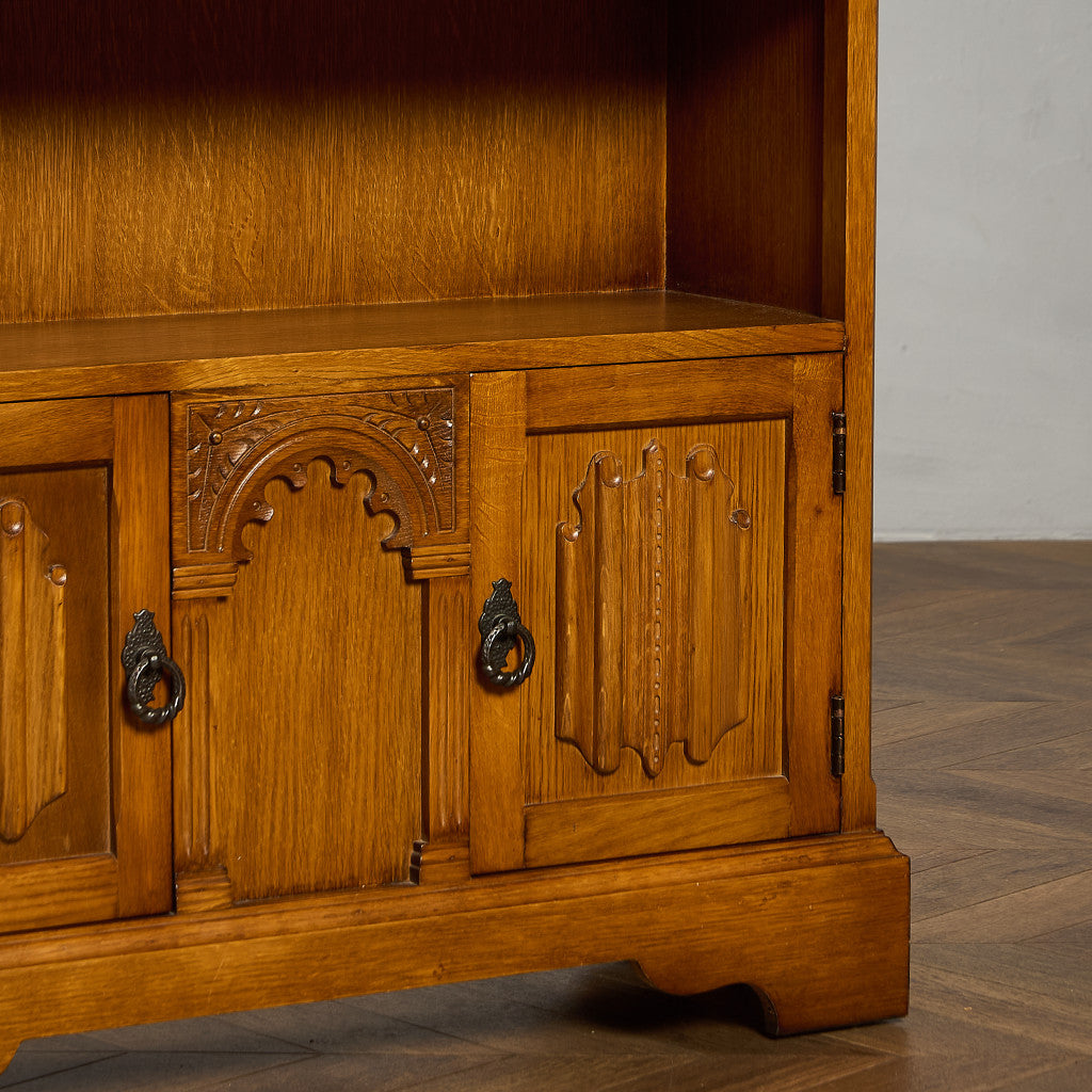 英国 クラシック オーク材 キャビネット