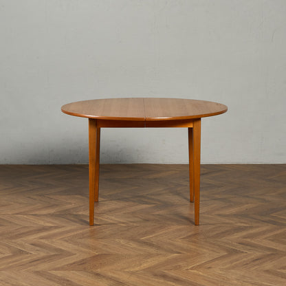 デンマーク エクステンション ラウンド ダイニングテーブル