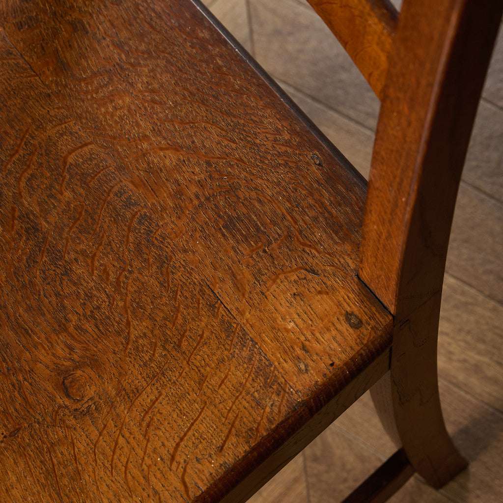 英国 アンティーク チャーチチェア