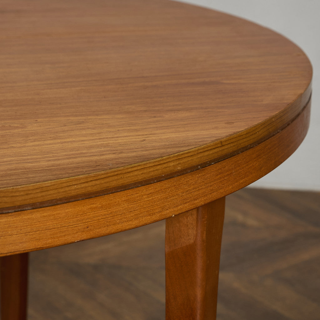 英国 ヴィンテージ エクステンション ラウンド ダイニングテーブル