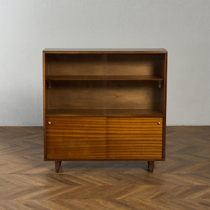 英国ヴィンテージ ガラスキャビネット