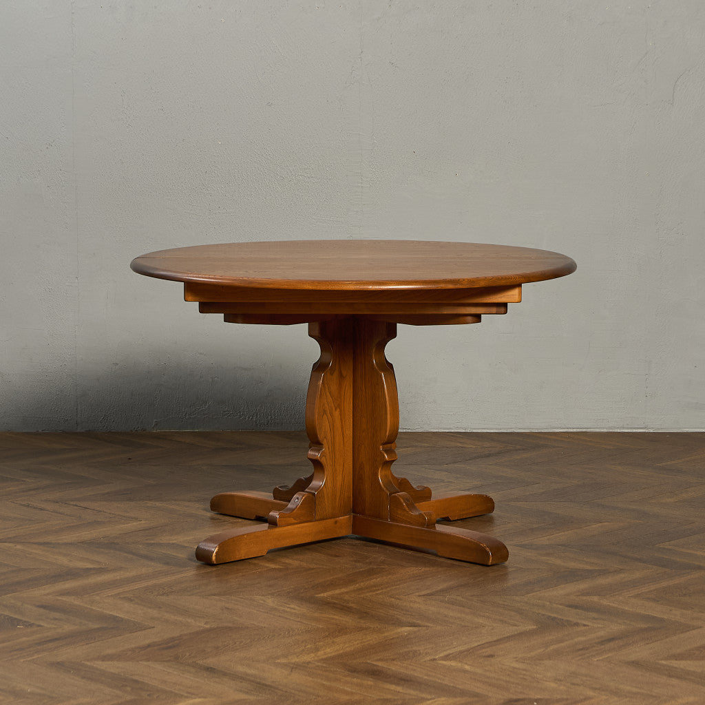 エクステンション ラウンドダイニングテーブル (2700)  ラウンドゴールドラベル