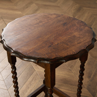 英国 クラシック バーリーシュガーツイスト サイドテーブル