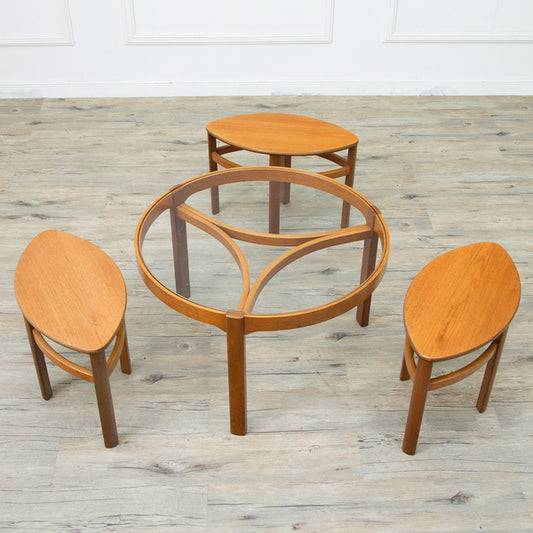 Nathan ネストテーブル&ガラストップ