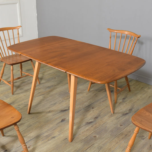 Ercol レクタングル ドロップリーフダイニングテーブル