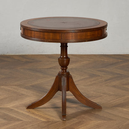 英国 クラシック リージェンシー 様式 ドラムテーブル