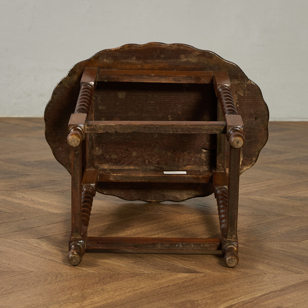 英国 クラシック バーリーシュガーツイスト サイドテーブル