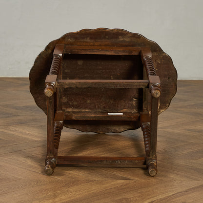 英国 クラシック バーリーシュガーツイスト サイドテーブル