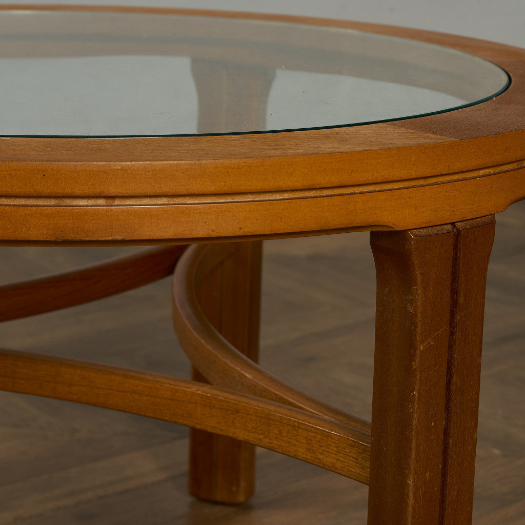 ネイサン Nathan ヴィンテージ ガラストップ センターテーブル #89545