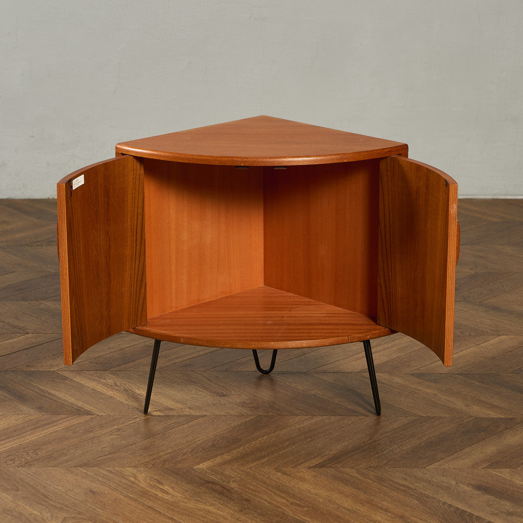 Fresco コーナーキャビネット 3点セット カスタム アイアン ヘアピンレッグ