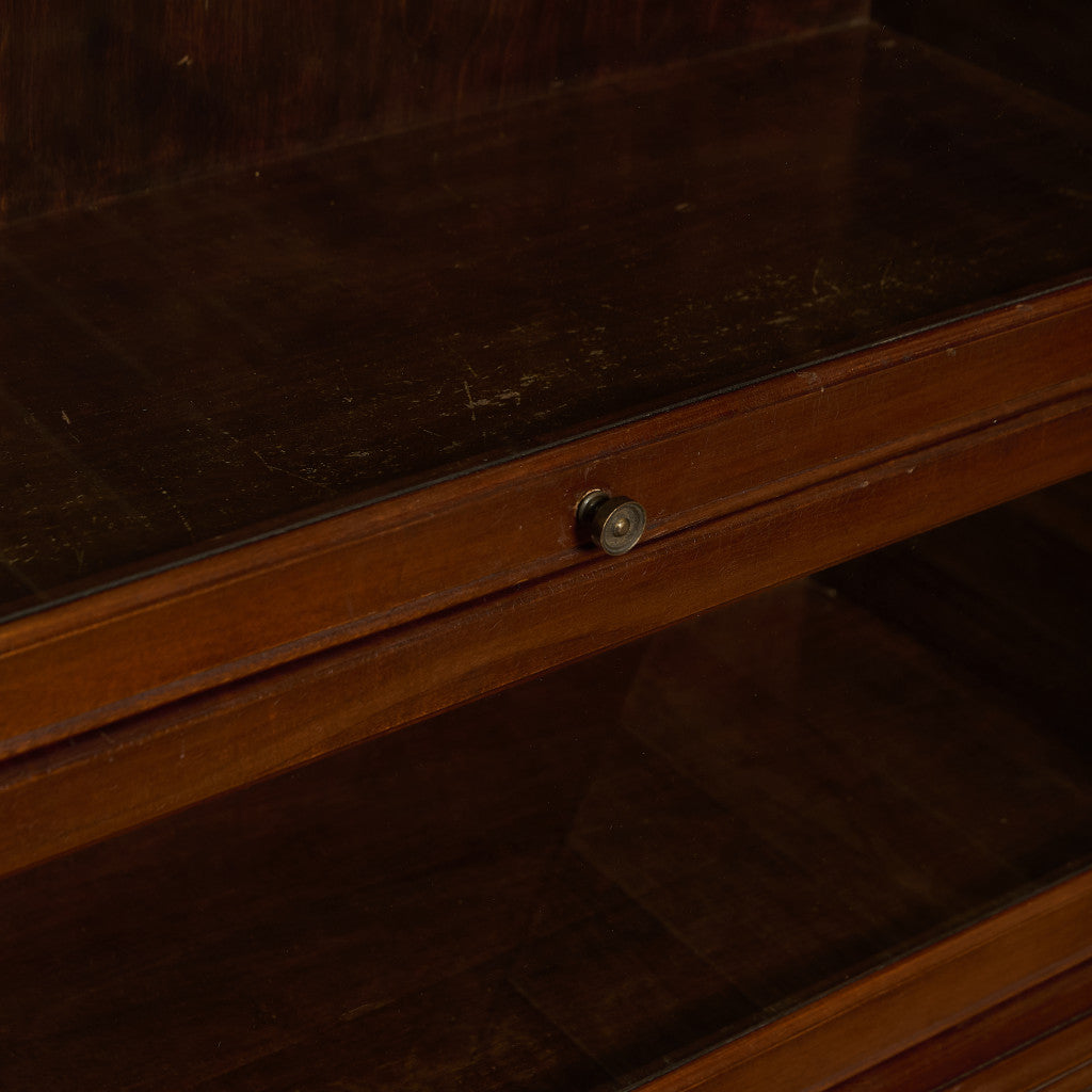 英国 クラシック 3段 スタッキング ブックケース