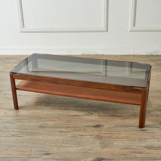 ガラストップ センターテーブル