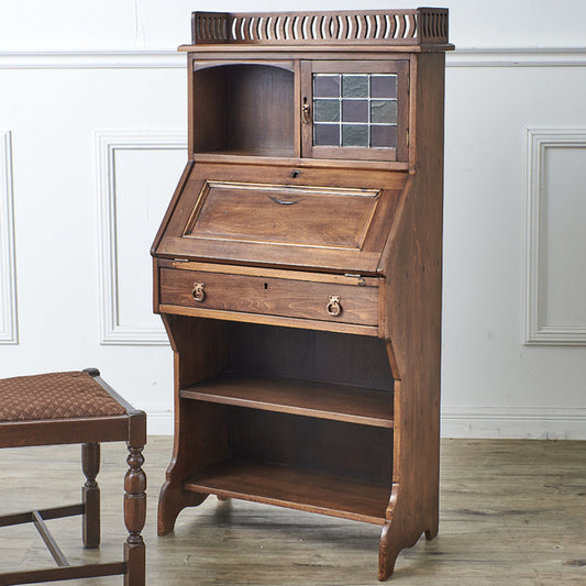 英国アンティーク ビューローブックケース