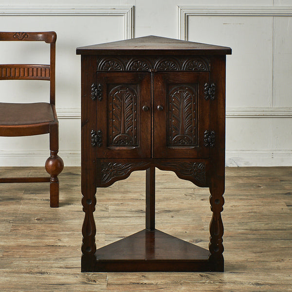 英国アンティーク コーナーキャビネット #35958 – camori ヴィンテージ