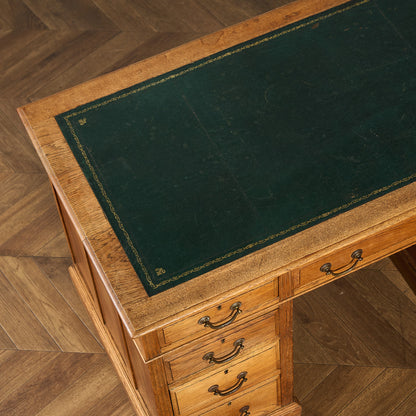 英国 クラシック 両袖デスク