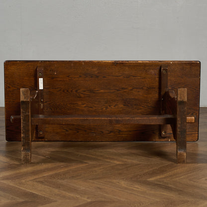 英国 クラシック オーク センターテーブル