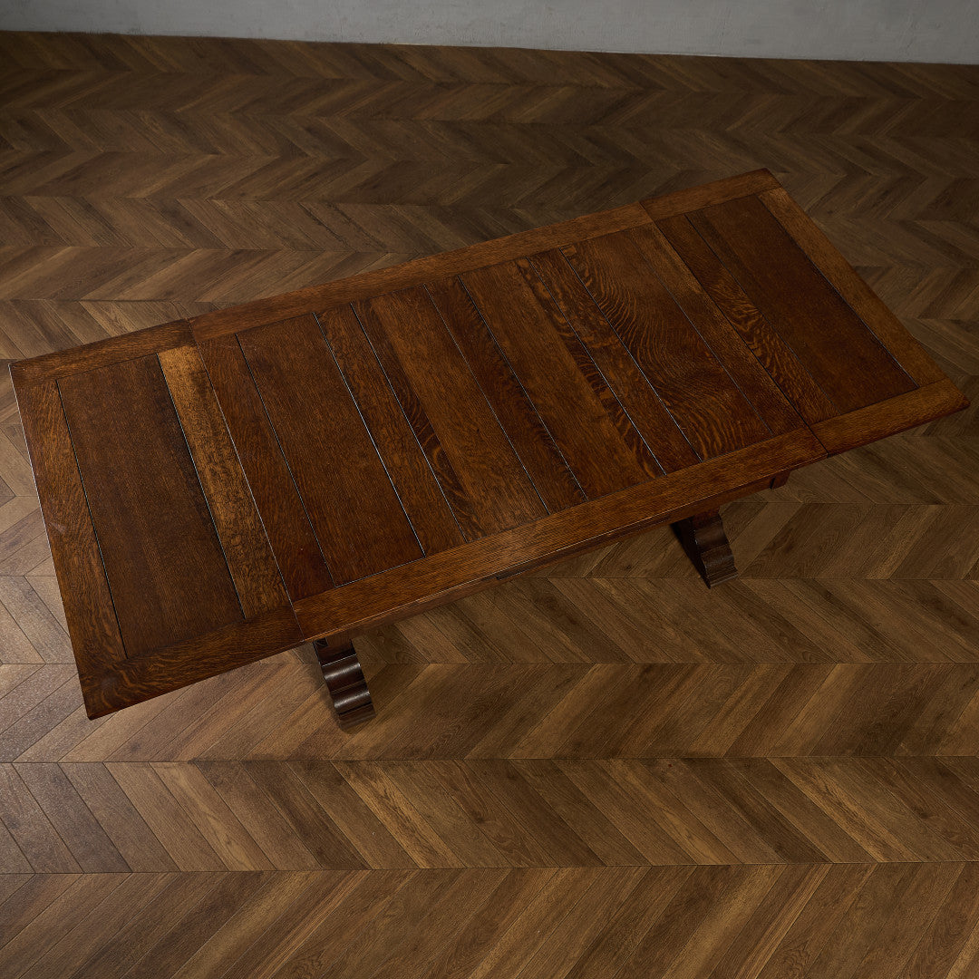 英国 クラシック ドローリーフ ロング ダイニングテーブル