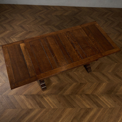 英国 クラシック ドローリーフ ロング ダイニングテーブル