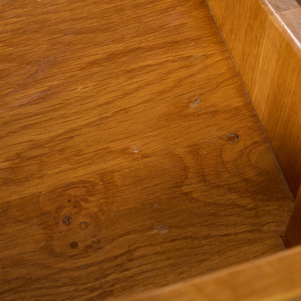 オランダ製 オーク 無垢材 サイドキャビネット