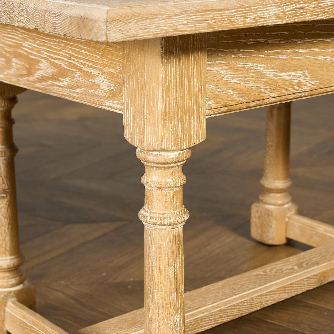 英国 クラシック ライムド オーク センターテーブル コーヒーテーブル