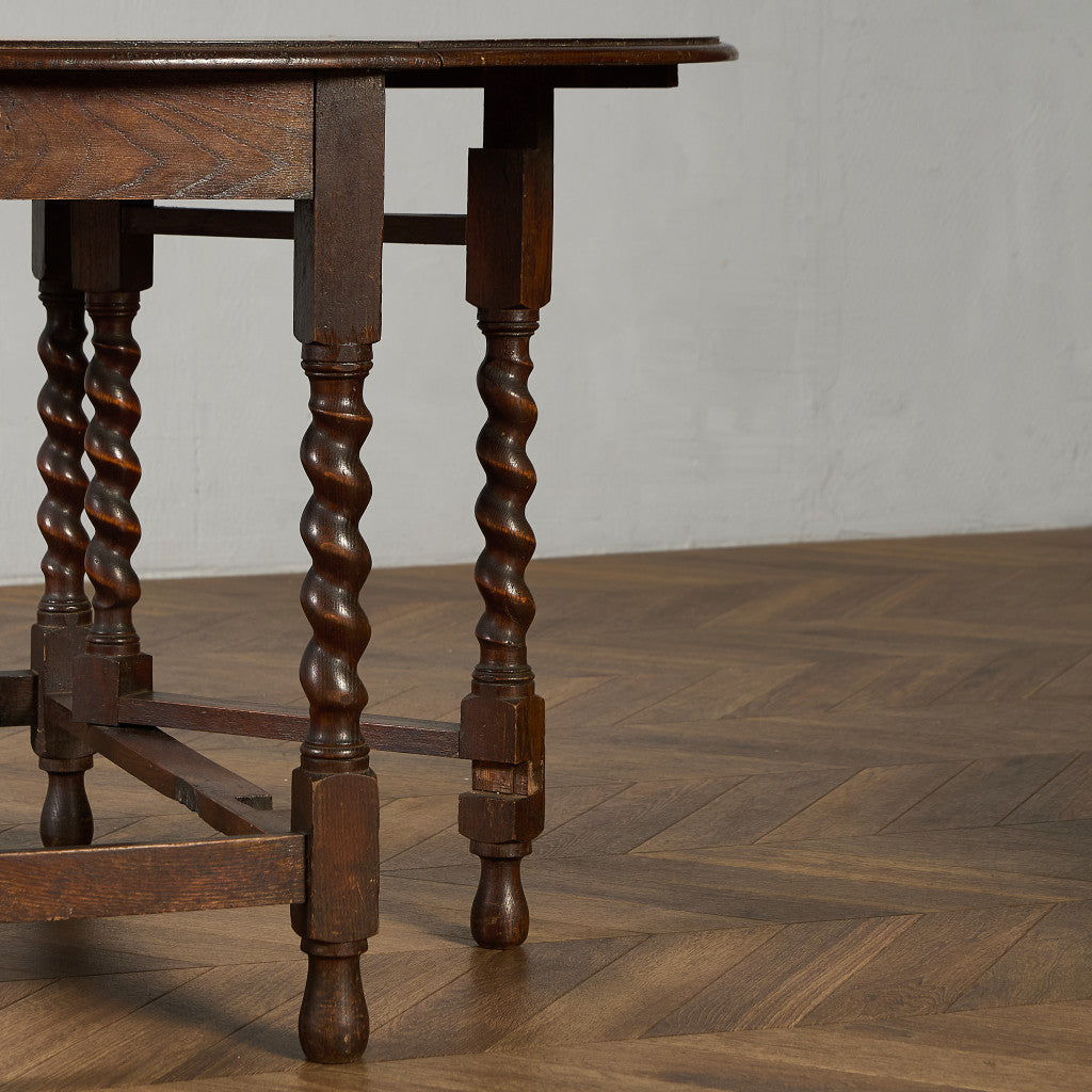 英国 クラシック ドロップリーフ ゲートレッグテーブル #91789