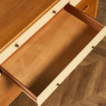 Chinese white ドロワー チェスト (B897)