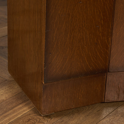 英国 クラシック ガラス ブックケース 食器棚