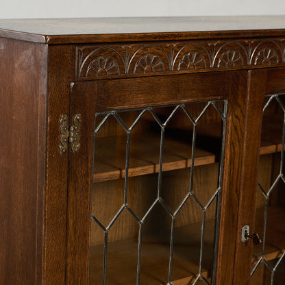 英国 クラシック オーク材 ブックケース