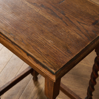 英国 クラシック バーリーシュガーツイスト サイドテーブル